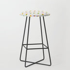 Colorful toy house city pattern Stool Gallery Image 1