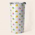 Colorful toy house city pattern Travel Mug Gallery Image 2
