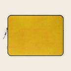 yellow curry mustard color trend plain texture Laptop Sleeve Gallery Image 1