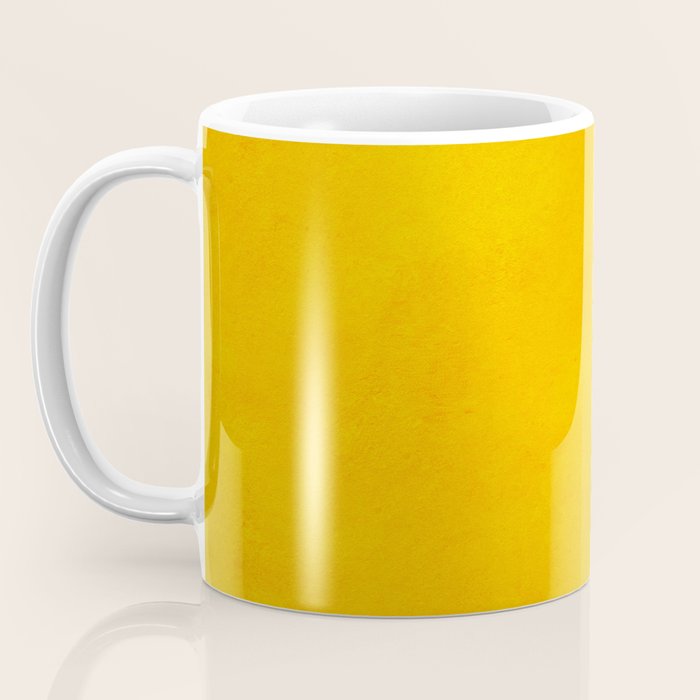 yellow curry mustard color trend plain texture Coffee Mug Gallery Image 3