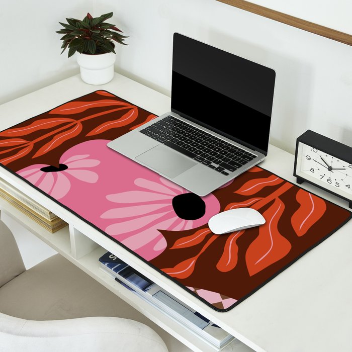 Happy fern fall Desk Mat Gallery Image 2