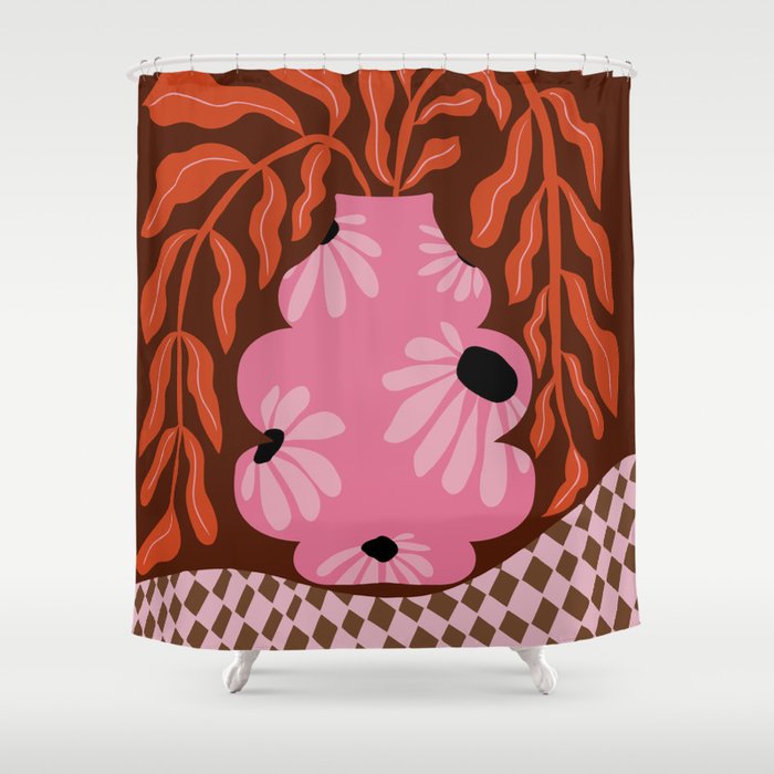 Happy fern fall Shower Curtain Gallery Image 1