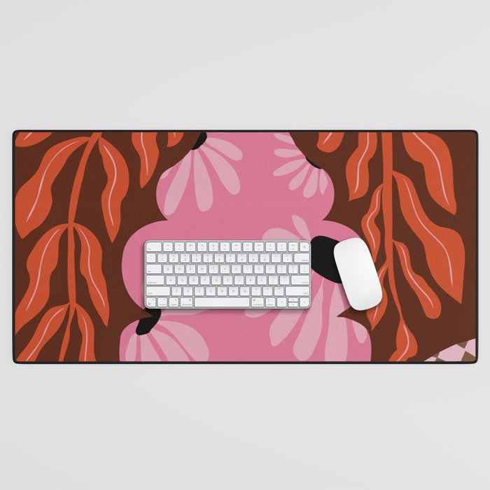 Happy fern fall Desk Mat Gallery Image 1