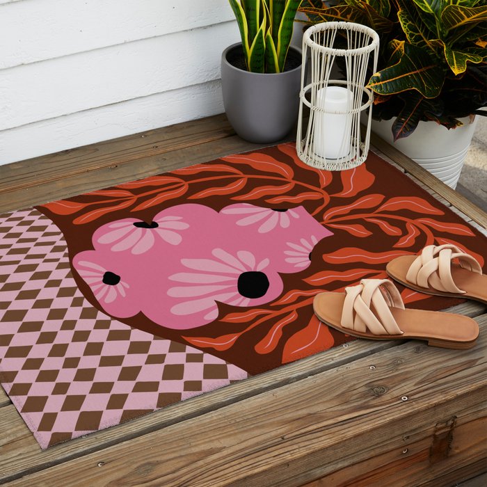 Happy fern fall Outdoor Rug Gallery Image 2