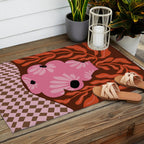 Happy fern fall Outdoor Rug Gallery Image 2