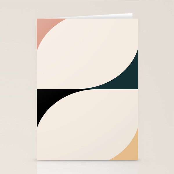 Almond Abstract XVII Stationery Card Gallery Image 2