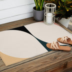Almond Abstract XVII Outdoor Rug Gallery Image 2
