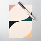 Almond Abstract XVII Wrapping Paper Gallery Image 1