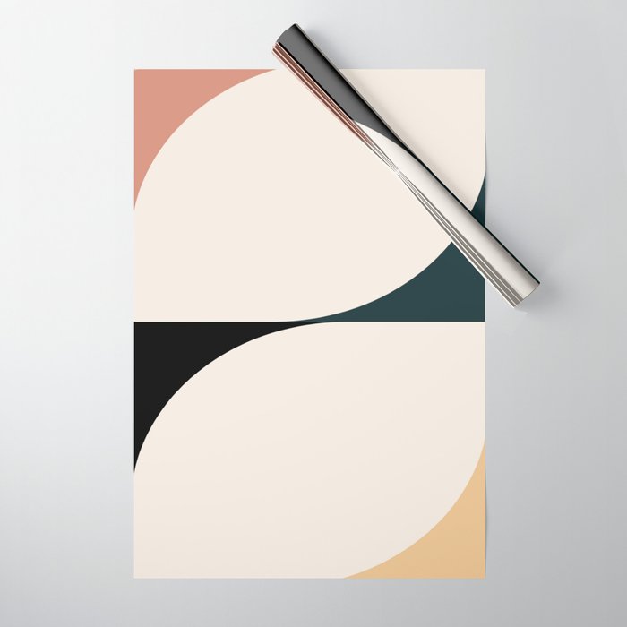 Almond Abstract XVII Wrapping Paper Gallery Image 1
