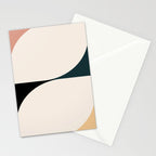 Almond Abstract XVII Stationery Card Gallery Image 2