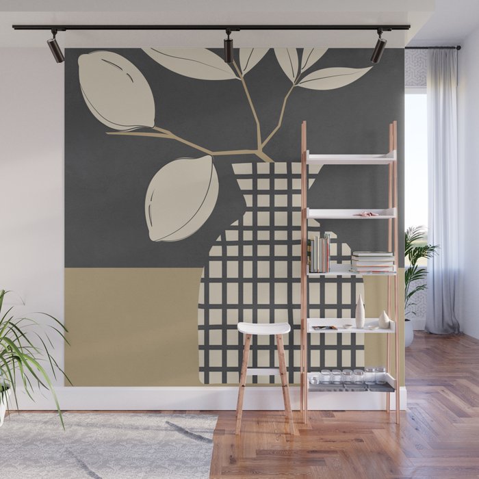 Lemon Stillness 1 Wall Mural Gallery Image 1
