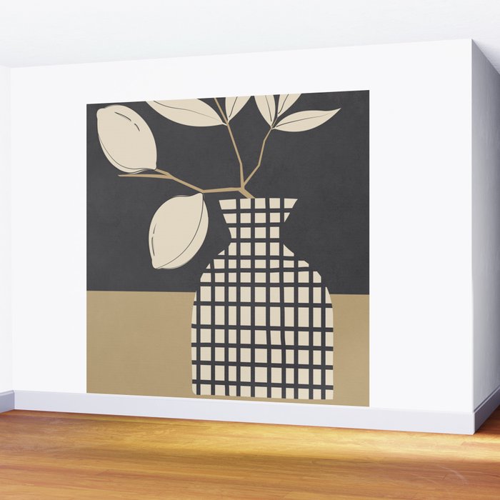 Lemon Stillness 1 Wall Mural Gallery Image 2