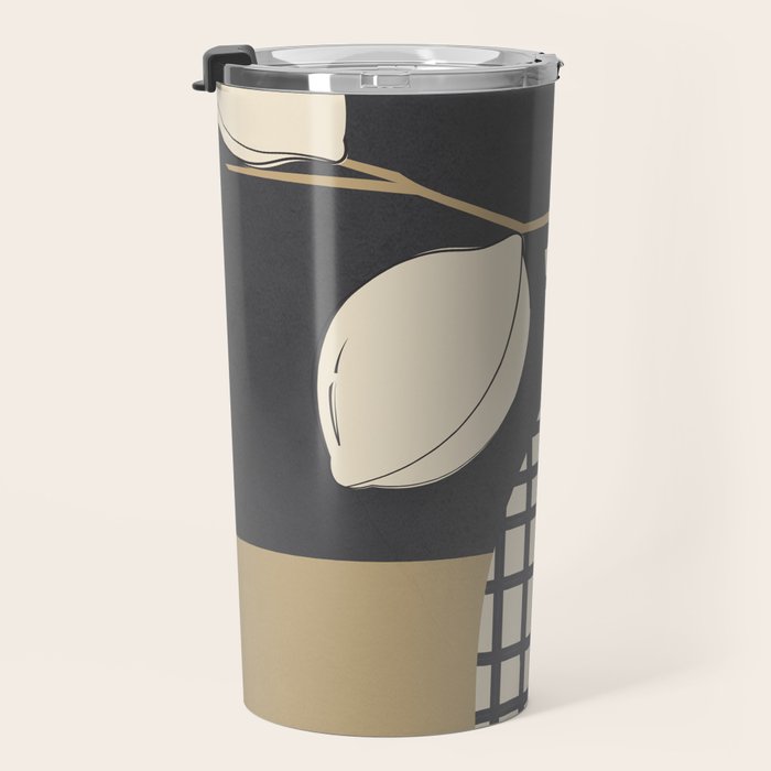 Lemon Stillness 1 Travel Mug Gallery Image 3