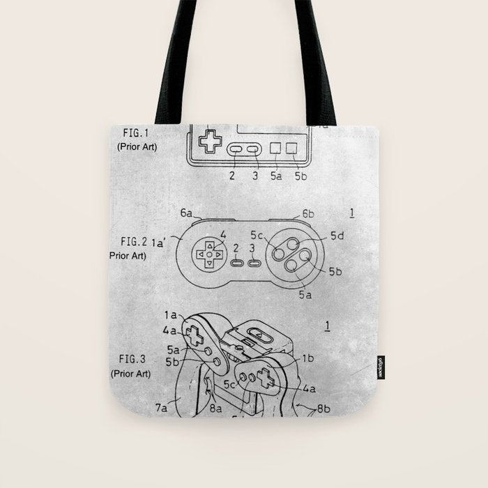 Game controller Tote Bag Gallery Image 1