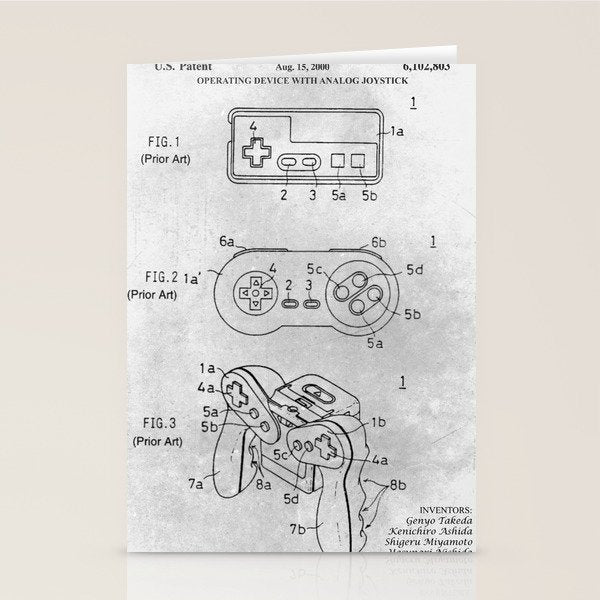 Game controller Stationery Card Gallery Image 2