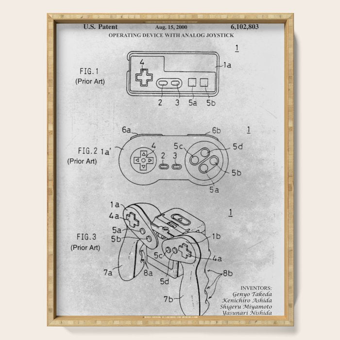 Game controller Serving Tray Gallery Image 1