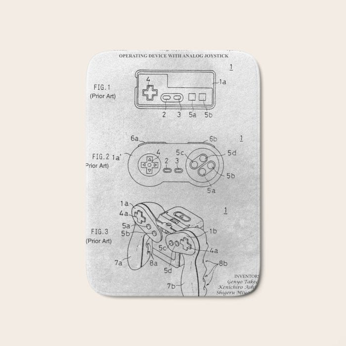 Game controller Bath Mat Gallery Image 1