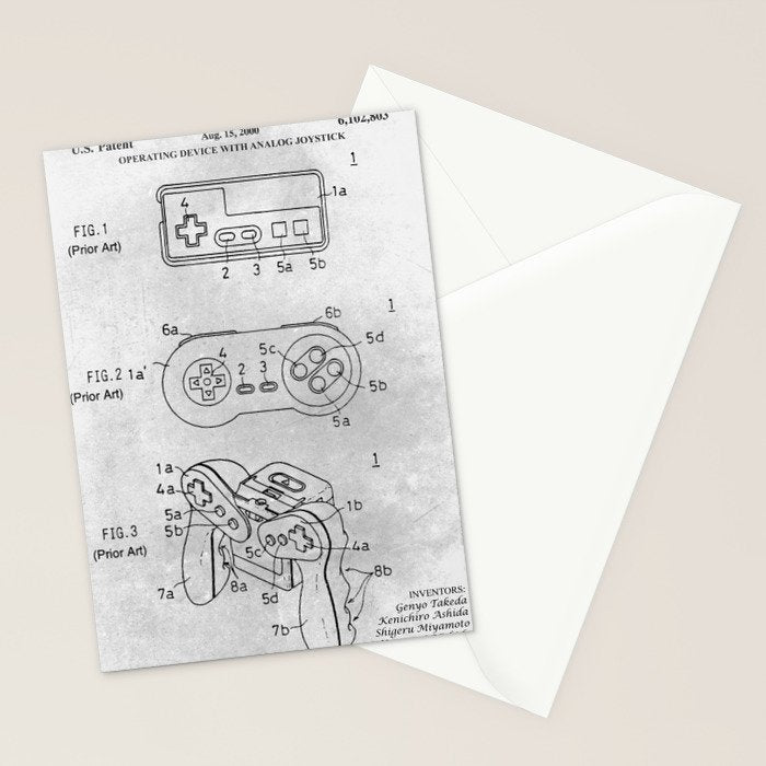 Game controller Stationery Card Gallery Image 2