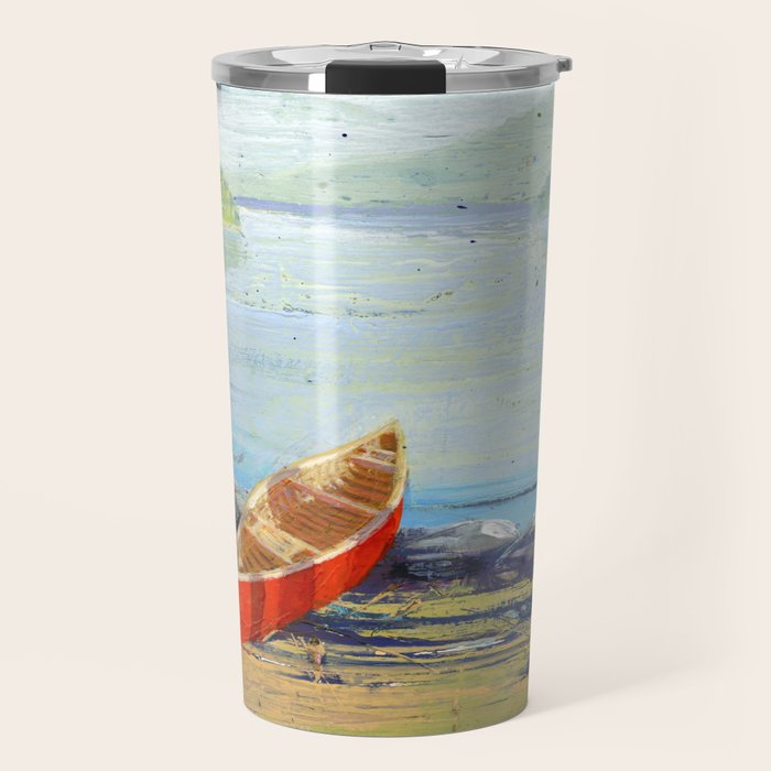 me and you and the red canoe Travel Mug Gallery Image 1