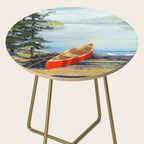 me and you and the red canoe Side Table Gallery Image 2