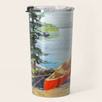 me and you and the red canoe Travel Mug Gallery Image 3