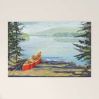 me and you and the red canoe Welcome Mat Gallery Image 1