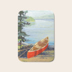me and you and the red canoe Bath Mat Gallery Image 1