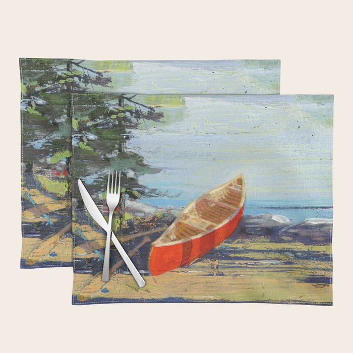 me and you and the red canoe Placemat Gallery Image 1