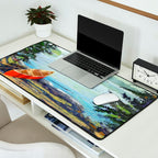 me and you and the red canoe Desk Mat Gallery Image 2
