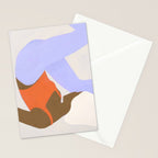 thinking pose Stationery Card Gallery Image 2