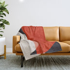 geometry shapes Throw Blanket Gallery Image 1