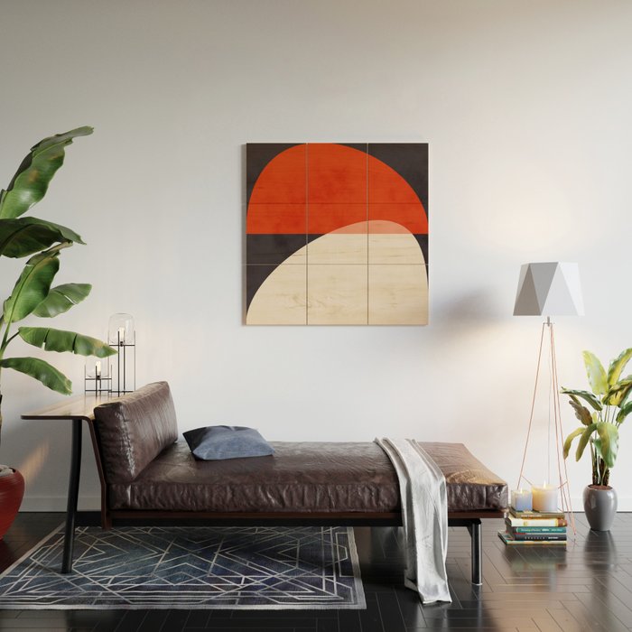 geometry shapes Wood Wall Art Gallery Image 2