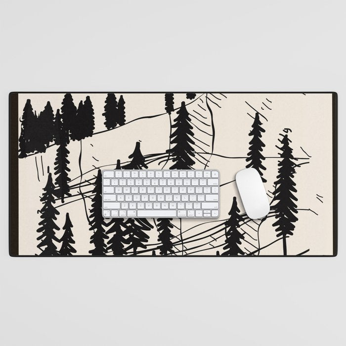 Mountain Forest Desk Mat Gallery Image 1