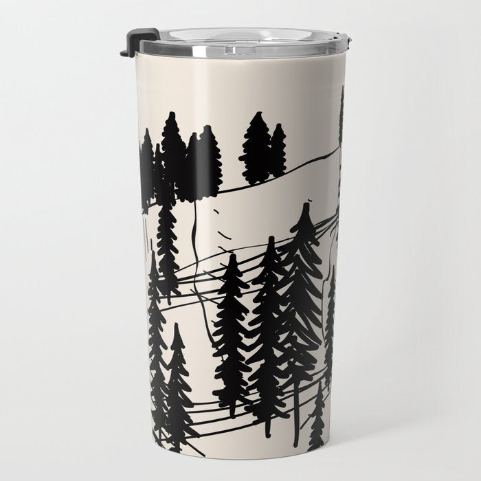 Mountain Forest Travel Mug Gallery Image 3