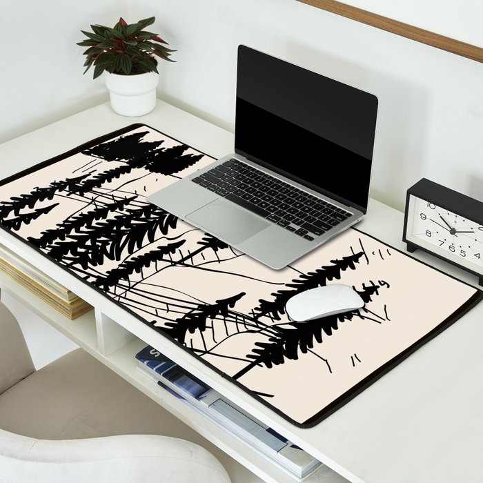 Mountain Forest Desk Mat Gallery Image 2