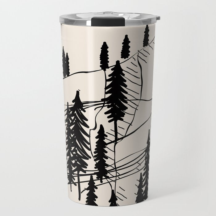 Mountain Forest Travel Mug Gallery Image 1