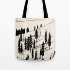Mountain Forest Tote Bag Gallery Image 1
