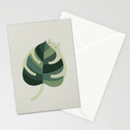 Monstera Cat Hug Stationery Card Gallery Image 2