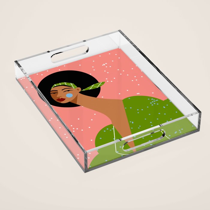 Dotty Acrylic Tray Gallery Image 1
