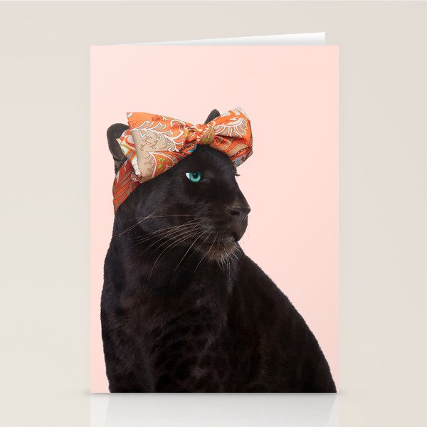 FASHION PANTHER Stationery Card Gallery Image 2