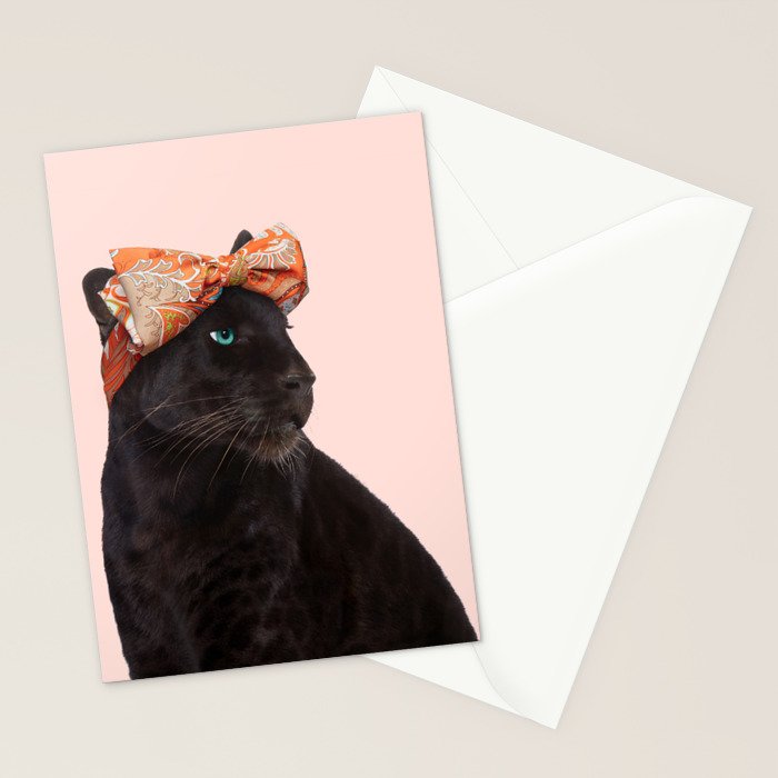 FASHION PANTHER Stationery Card Gallery Image 2