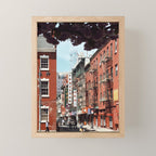 New York China Town Streets Mini Art Print Gallery Image 1