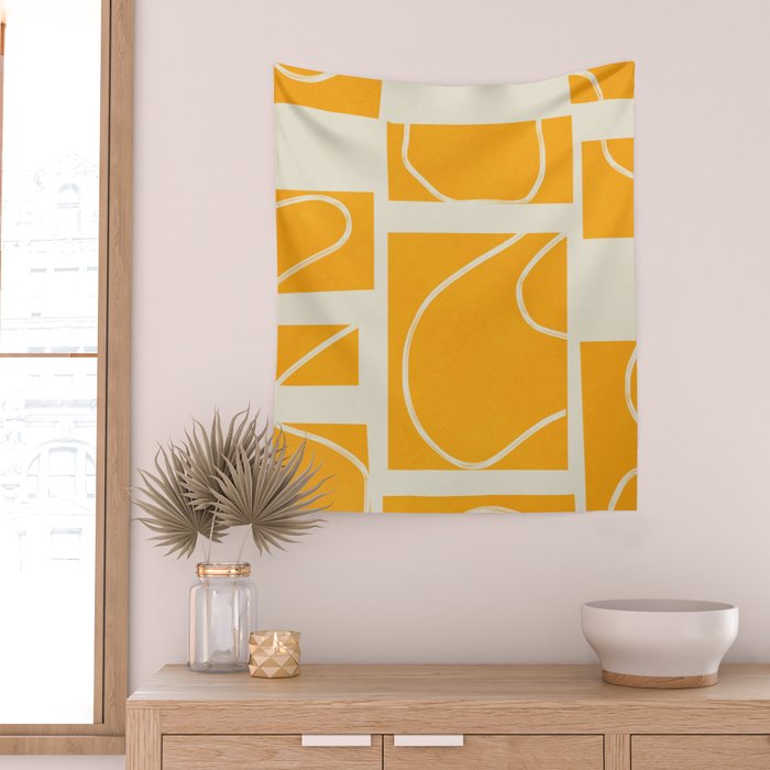 Abstract Pathways 2 Wall Tapestry Gallery Image 2
