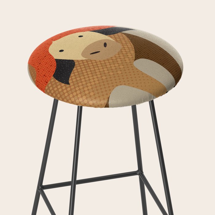 Whimsy Cape Buffalo II Stool Gallery Image 2