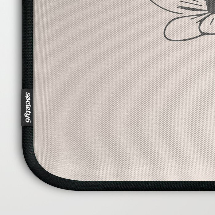 Minimal Line Art Flowers 6 Laptop Sleeve Gallery Image 3