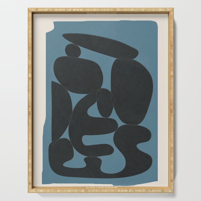 Modern Abstract Art 28 Serving Tray Gallery Image 1
