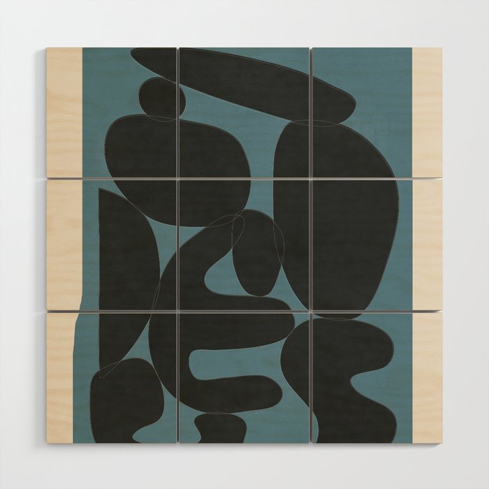 Modern Abstract Art 28 Wood Wall Art Gallery Image 1