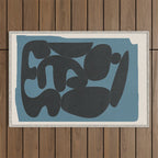 Modern Abstract Art 28 Outdoor Rug Gallery Image 1