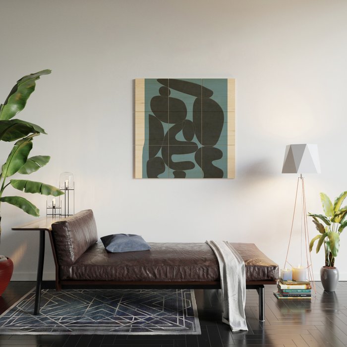 Modern Abstract Art 28 Wood Wall Art Gallery Image 2
