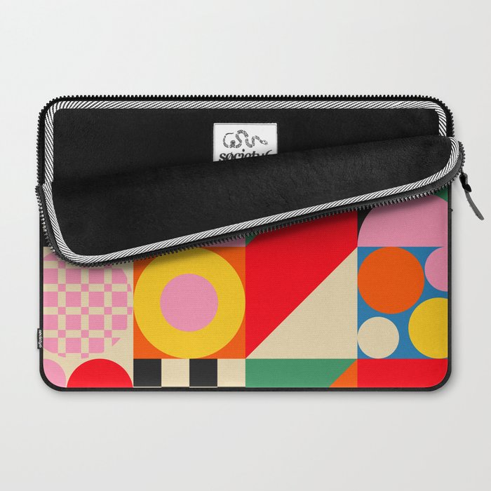 Colorful Geometric Combo Laptop Sleeve Gallery Image 2